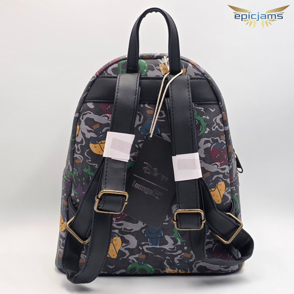 Loungefly Disney Villains Icons Mini Backpack New - Picture 5 of 6